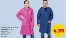 PENNY Damen- und Herren-Regenmantel Angebot