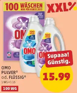 PENNY Omo Pulver od. Flüssig Angebot