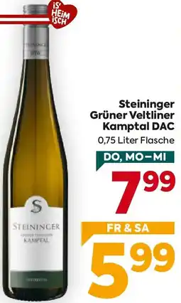 Billa Steininger Grüner Veltliner Kamptal DAC Angebot