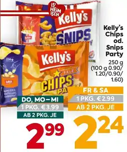Billa Kelly's Chips od. Snips Party Angebot