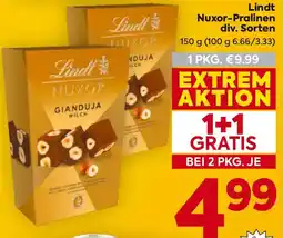 Billa Lindt Nuxor-Pralinen Angebot