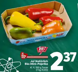 Billa Ja! Natürlich Bio-Mini-Paprika Angebot