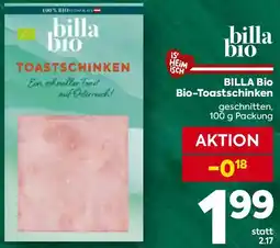Billa BILLA Bio Bio-Toastschinken Angebot