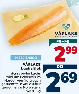 Billa VårLaks Lachsfilet Angebot