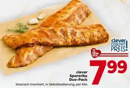 Billa clever Spareribs Duo-Pack Angebot