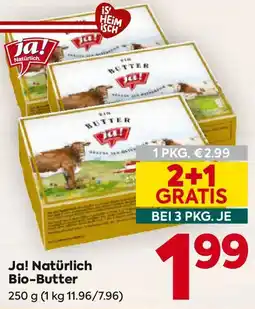 Billa Ja! Natürlich Bio-Butter Angebot