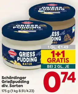 Billa Schärdinger Grießpudding Angebot