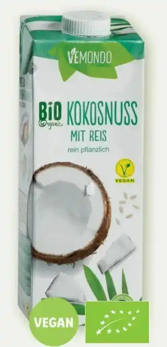 Lidl Bio Kokos-Reis Drink Angebot