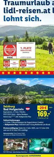 Lidl Salzburg Bad Hofgastein Angebot