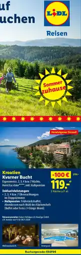 Lidl Kroatien Kvarner Bucht Angebot