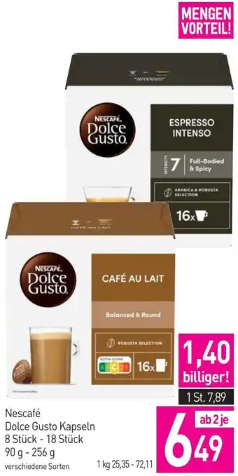 Sutterlüty Nescafé Dolce Gusto Kapseln Angebot