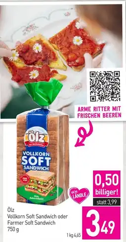 Sutterlüty Ölz Vollkorn Soft Sandwich Angebot