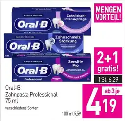 Sutterlüty Oral-B Zahnpasta Professional Angebot