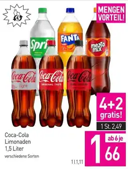 Sutterlüty Coca-Cola Limonaden Angebot