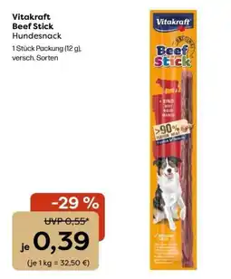 ZOO & Co Vitakraft Beef Stick Hundesnack Angebot