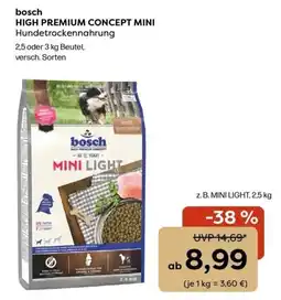 ZOO & Co bosch HIGH PREMIUM CONCEPT MINI Hundetrockennahrung Angebot