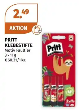 Müller Pritt Klebestifte Motiv Faultier Angebot