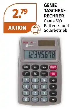 Müller Genie Taschenrechner Angebot
