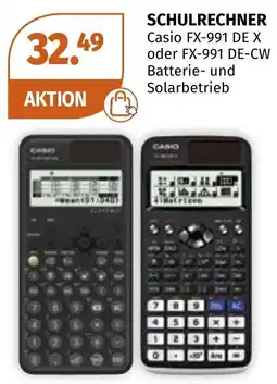 Müller Schulrechner Casio FX-991 DE X oder FX-991 DE-CW Angebot