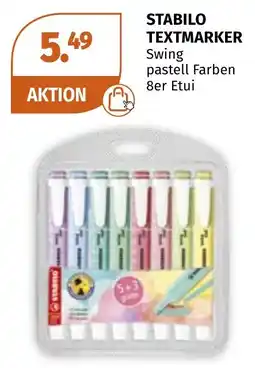 Müller Stabilo Textmarker Swing pastell Farben Angebot
