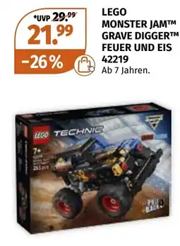 Müller LEGO MONSTER JAM™ GRAVE DIGGER™ FEUER UND EIS Angebot