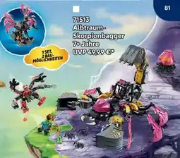 Lego 71513 Albtraum Skorpionbagger Angebot