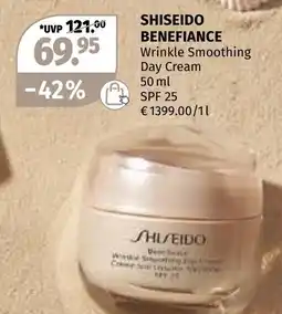 Müller Shiseido Benefiance Wrinkle Smoothing Day Cream Angebot