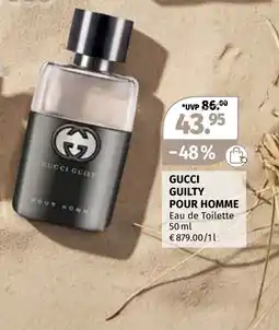 Müller Gucci Guilty Pour Homme Angebot