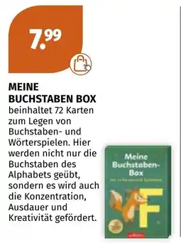 Müller Meine Buchstaben-Box Angebot