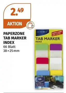 Müller Paperzone Tab Marker Index Angebot