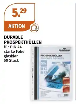 Müller Durable Prospekthüllen Angebot