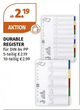 Müller Durable Register Angebot