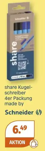 Müller share Kugelschreiber made by Schneider Angebot