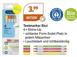 Müller Textmarker Etui 4 × Shine-Up Angebot
