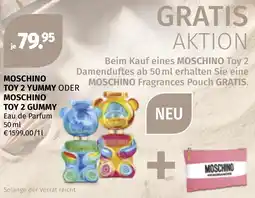 Müller Moschino toy 2 yummy oder moschino toy 2 gummy Eau de Parfum Angebot