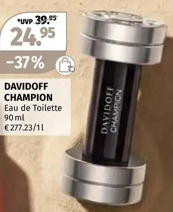 Müller Davidoff Champion Eau de Toilette Angebot
