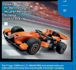 Lego F1® Rennfahrer mit McLaren Rennauto Angebot