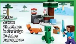 Lego LEGO Minecraft Steves Abenteuer in der Taiga Angebot