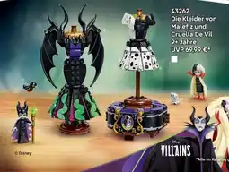 Lego LEGO Disney Villains Die Kleider von Malefiz und Cruella De Vil Angebot