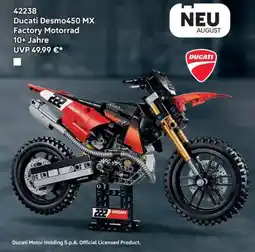Lego Ducati Desmo450 MX Factory Motorrad Angebot