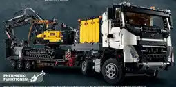 Lego Volvo FMX LKW mit EC230 Electric Raupenbagger Angebot