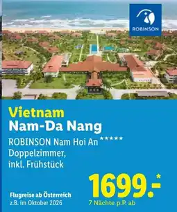 Lidl Reisen ROBINSON Nam Hoi An Angebot