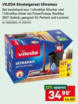 Lagerhaus Vileda Einsteigerset Ultramax Angebot