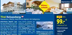 Lidl Reisen Tirol Kolsassberg Angebot