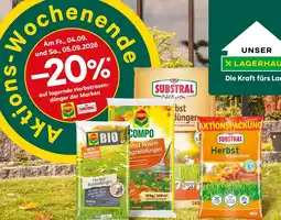 Lagerhaus Herbst Rasendünger Compo Angebot