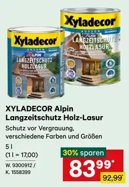 Lagerhaus XYLADECOR Alpin Langzeitschutz Holz-Lasur Angebot