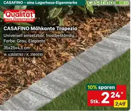 Lagerhaus CASAFINO Mähkante Trapezio Angebot