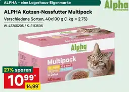 Lagerhaus Alpha Katzen-Nassfutter Angebot