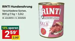 Lagerhaus RINTI Hundenahrung Angebot