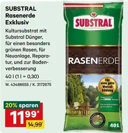 Lagerhaus Substral Rasenerde Exklusiv Angebot